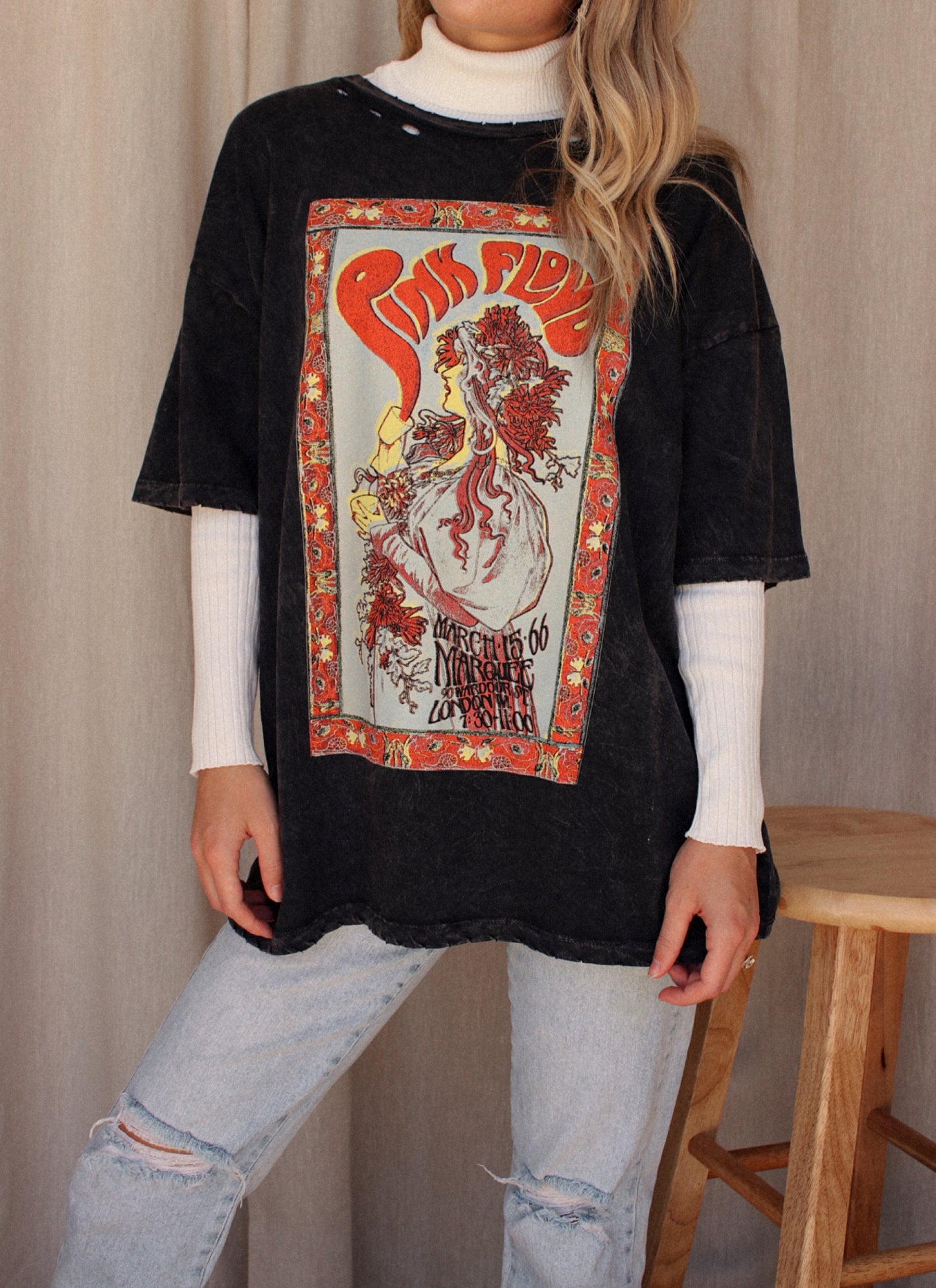Dirty Dancing Tee -Charcoal